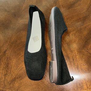 Women's Knit Ballet Flats - Black